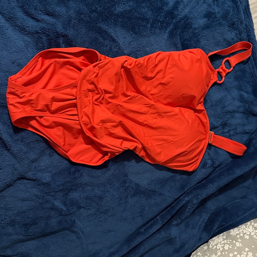 Anne Cole Vibrant Red Swimwear NWOT